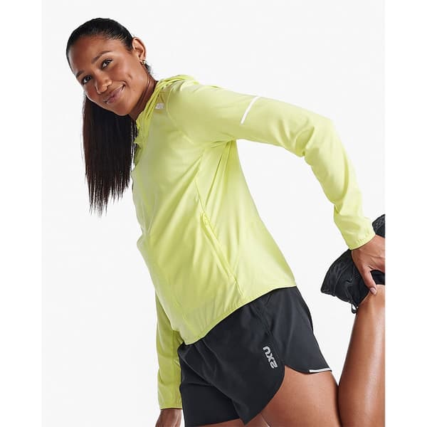 2xu Aero Jakke Gul M Kvinde