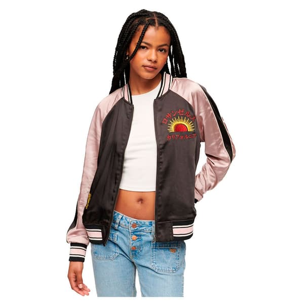 Superdry Suikajan Bomberjacka Brun XS Kvinna