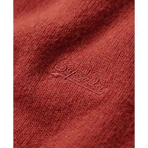 Superdry Essential Slim Fit Rundhalset Sweater Orange M Mand