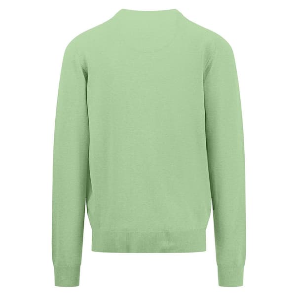 Fynch Hatton 1413211 V-hals Sweater Grøn M Mand