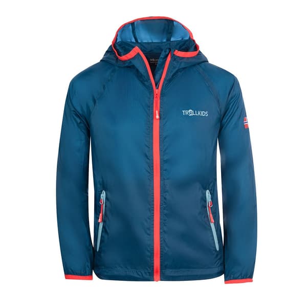 Trollkids Fjell Running Jacka Orange,Blå 128 cm Pojke