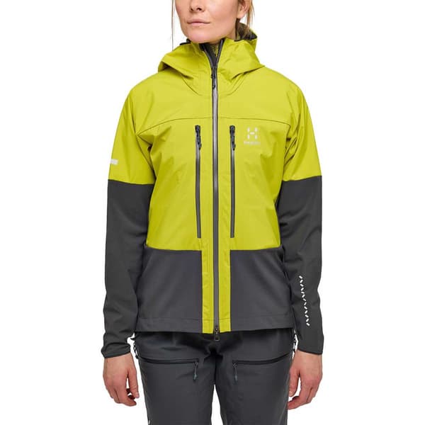 Haglofs L.i.m Hybrid Touring Softshell-takki Keltainen L Nainen
