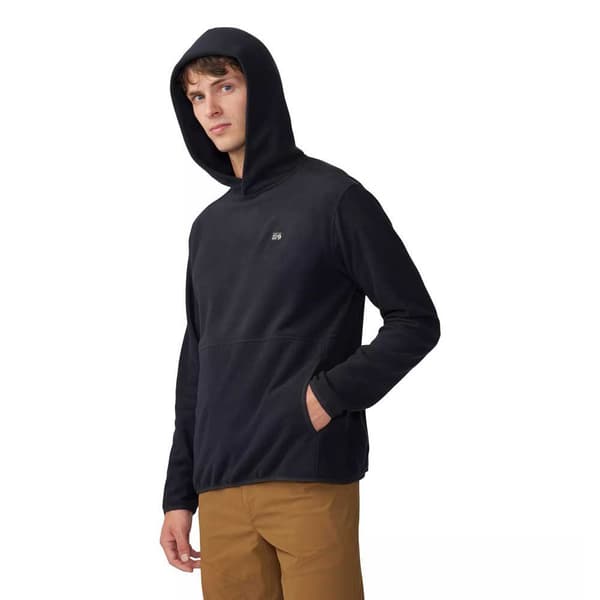 Mountain Hardwear Novelty Microchill Fleecejakke Med Hætte Sort L Mand