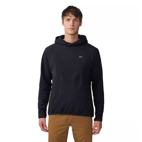 Mountain Hardwear Novelty Microchill Fleecejakke Med Hætte Sort L Mand