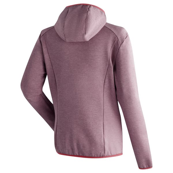 Maier Sports Fave W Fleecejakke Med Hætte Lilla 3XL Kvinde