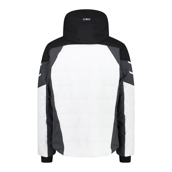 Cmp Zip Hood 31w0377 Softshelljakke Hvid,Sort 4XL Mand