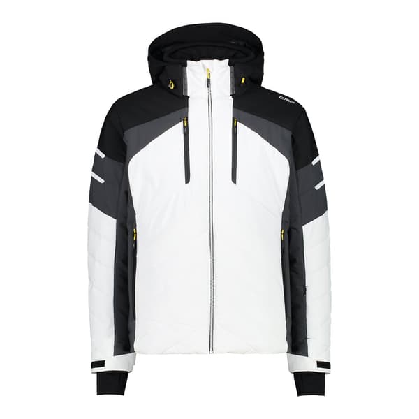 Cmp Zip Hood 31w0377 Softshelljakke Hvid,Sort 4XL Mand