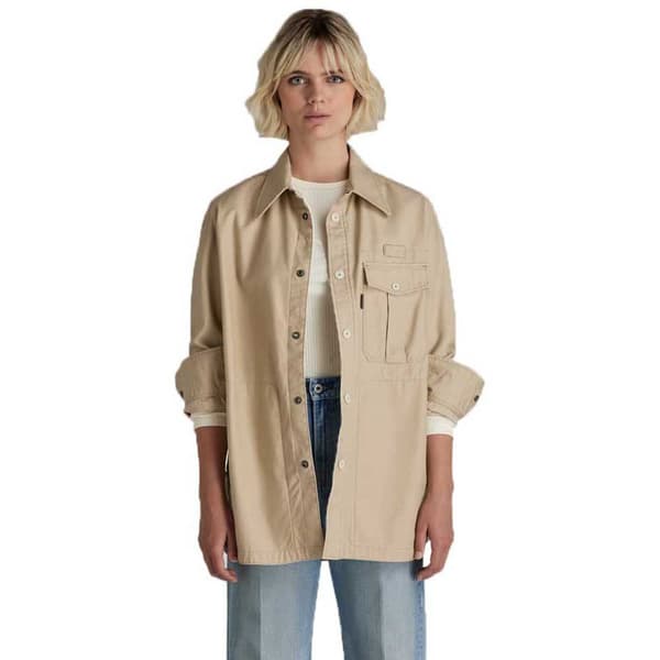 G-star Naval Collar Overshirt 2.0 Jakke Grøn M Kvinde