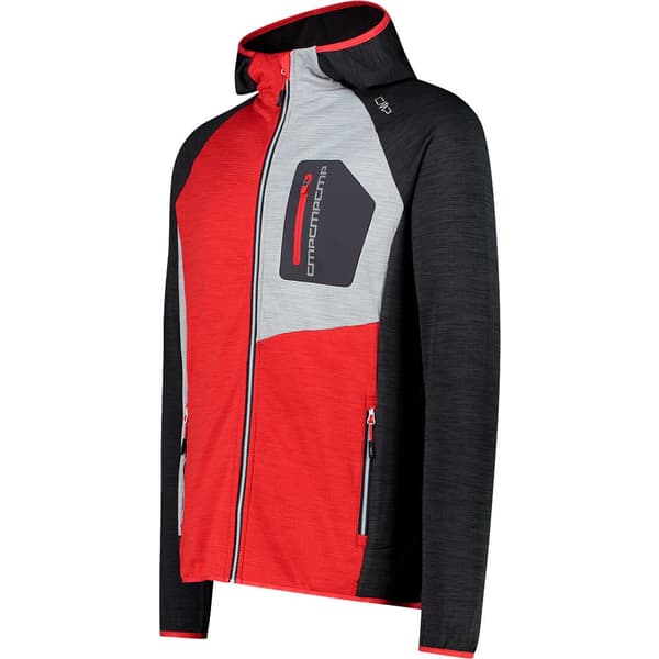 Cmp Fix Hood 32g4357 Hupullinen Fleecetakki Punainen L Mies