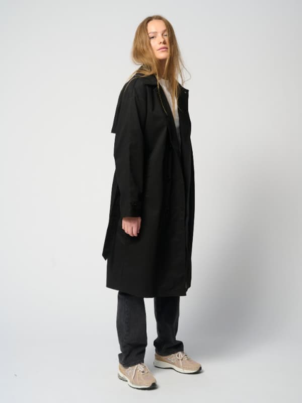 Linea trenchcoat - Sort