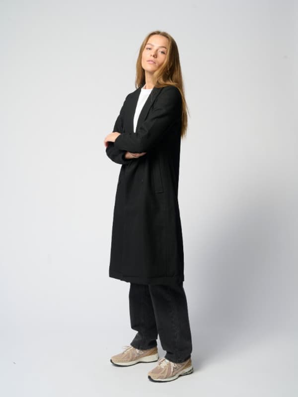 Linea trenchcoat - Sort