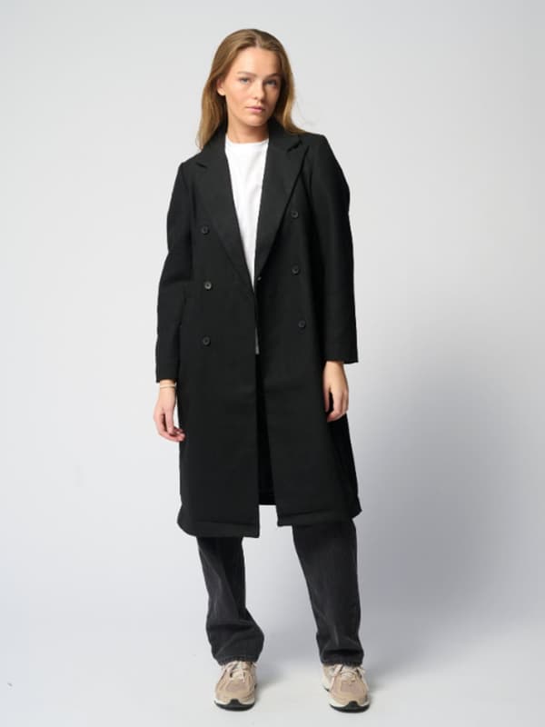 Linea trenchcoat - Sort