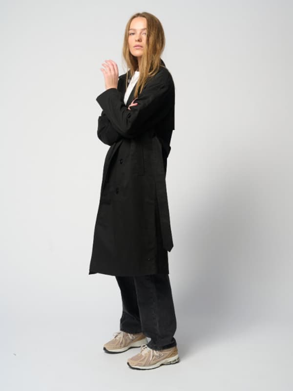 Linea trenchcoat - Sort