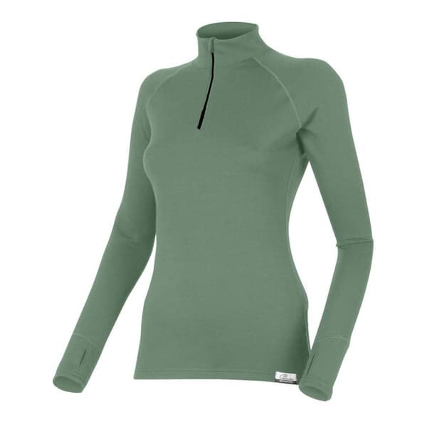 Lasting Laura 6669 Fleece Med Halv Dragkedja Grönt M Kvinna