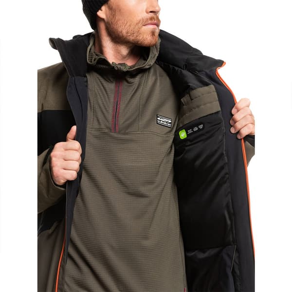 Quiksilver Dawson Jakke Grøn S Mand