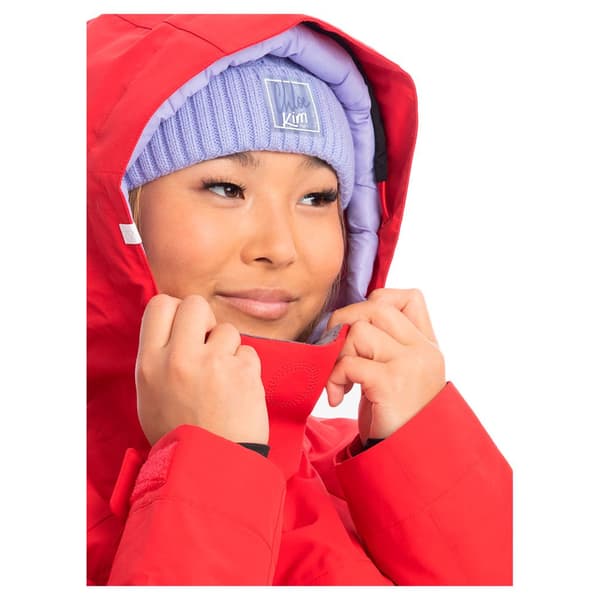Roxy Chloe Kim Jacka Röd XS Kvinna