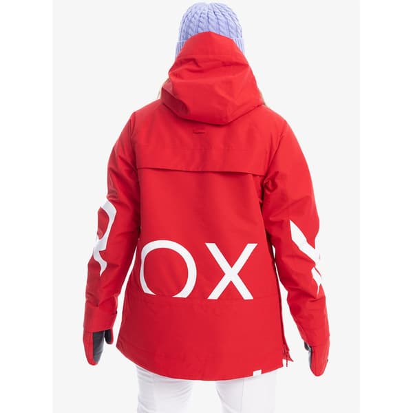 Roxy Chloe Kim Jacka Röd XS Kvinna