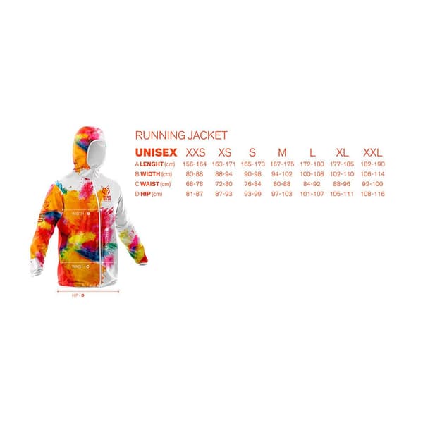 Otso Colors Takki Monivärinen 2XS Mies
