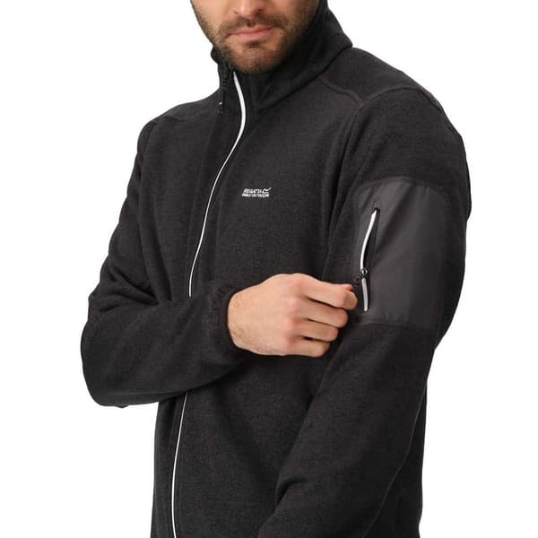 Regatta Newhill Vetoketjullinen Fleecetakki Musta 5XL Mies