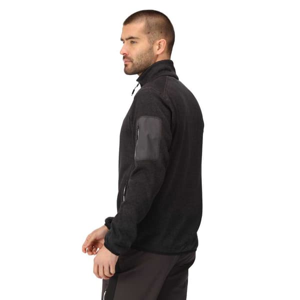 Regatta Newhill Vetoketjullinen Fleecetakki Musta 5XL Mies