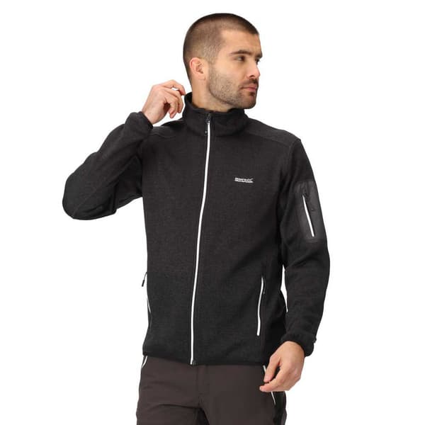 Regatta Newhill Vetoketjullinen Fleecetakki Musta 5XL Mies