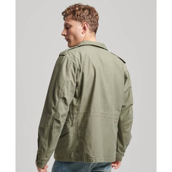 Superdry Merchant Field Jacka Grönt L Man