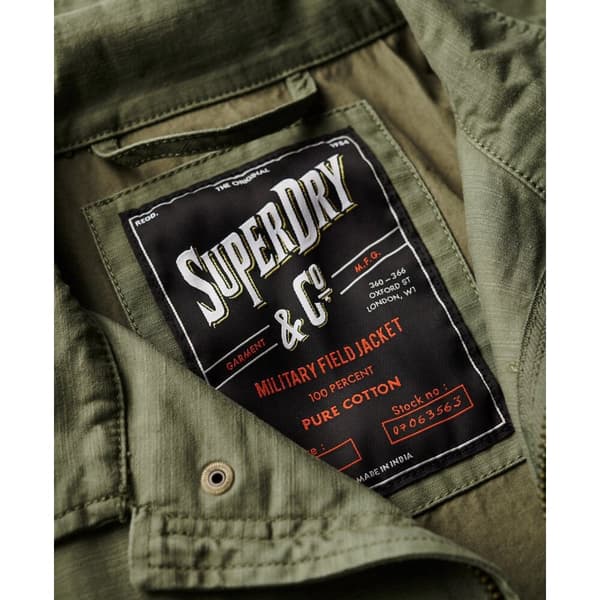 Superdry Merchant Field Jacka Grönt L Man