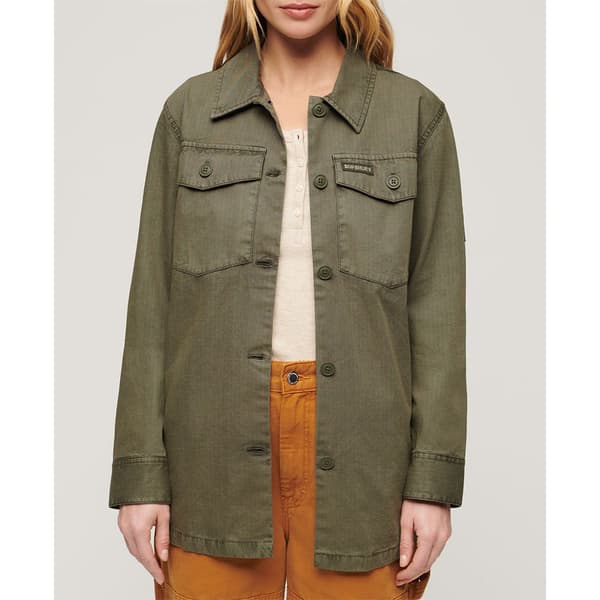 Superdry Military övertröja Grönt S Kvinna