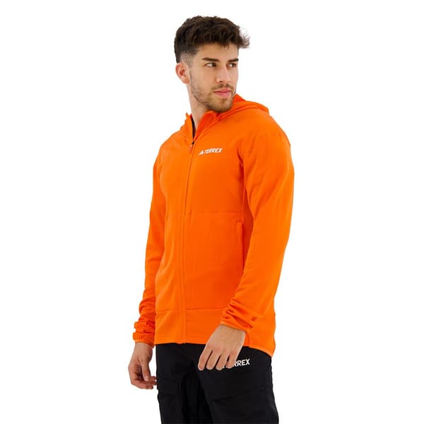 Adidas Xpr Lt J Vetoketjullinen Fleecetakki Oranssi L Mies