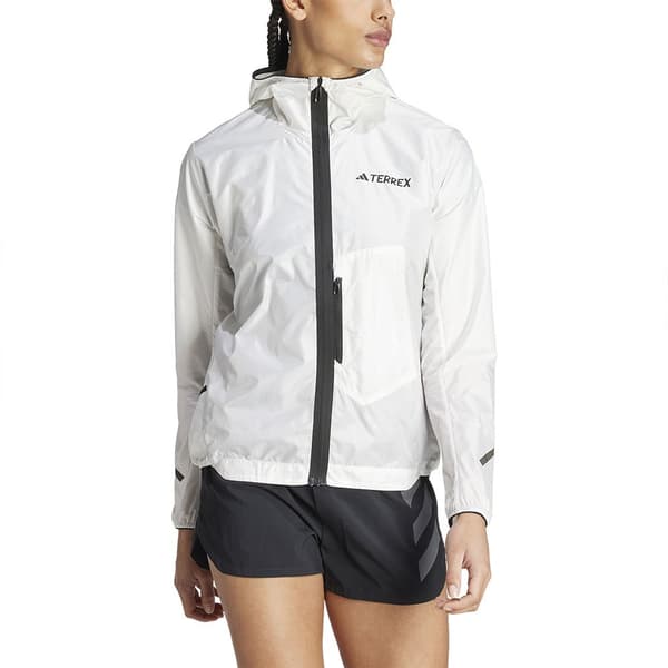 Adidas Terrex Xperior Light Windweave Jakke Hvid L Kvinde