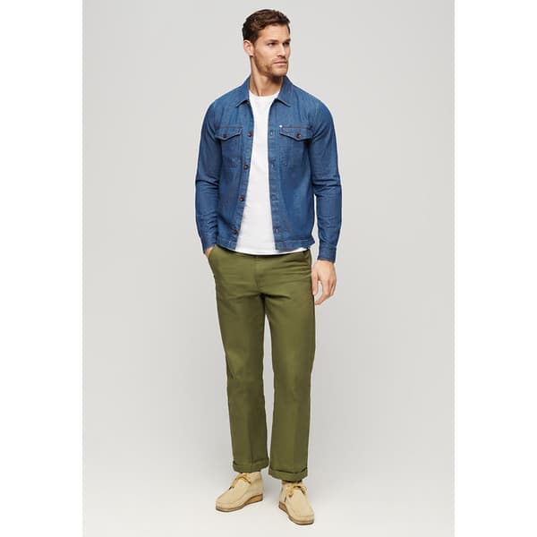 Superdry Merchant Indigo övertröja Blå M Man