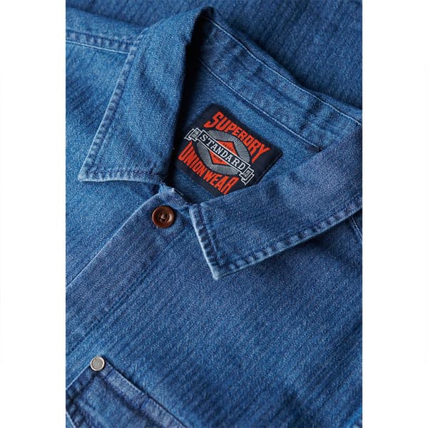 Superdry Merchant Indigo övertröja Blå M Man