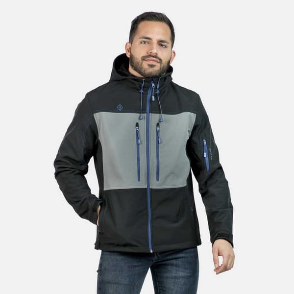 Izas Fornax Softshelljacka Svart XL Man