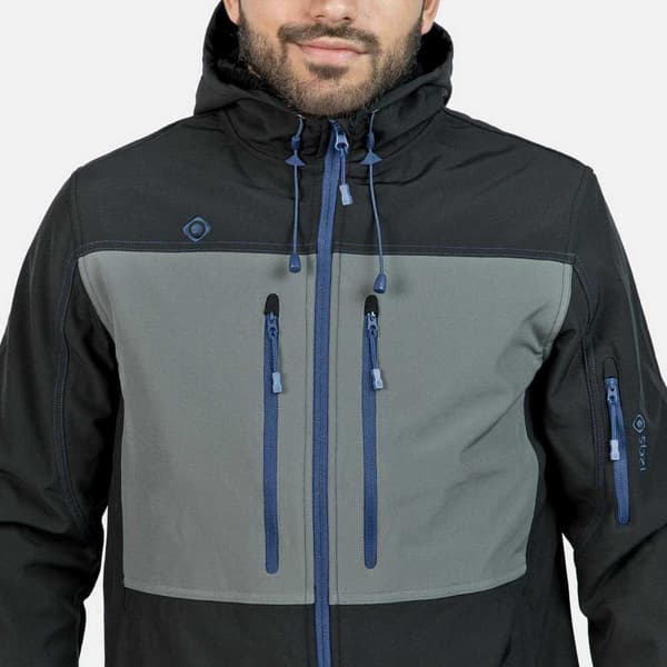 Izas Fornax Softshelljacka Svart XL Man