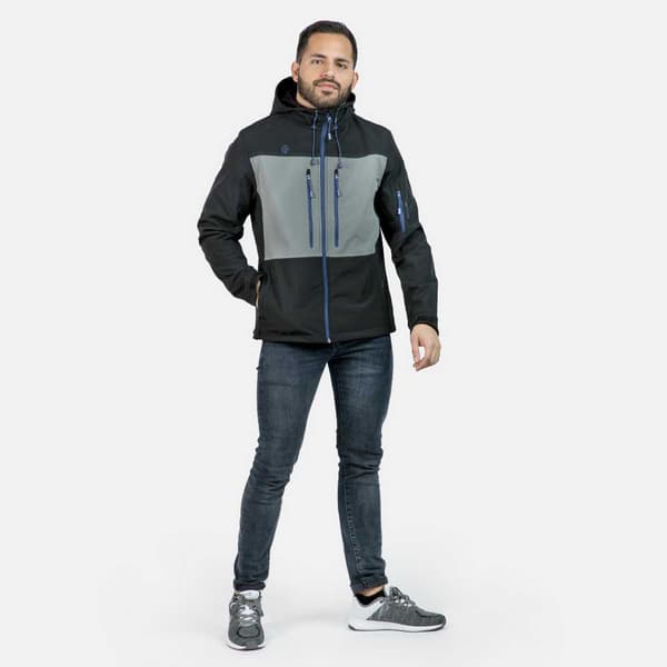 Izas Fornax Softshelljacka Svart XL Man
