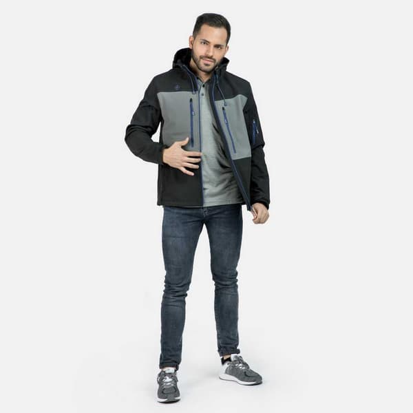 Izas Fornax Softshelljacka Svart XL Man