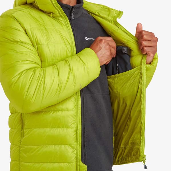 Montane Alpine 850 Untuvatakki Vihreä L Mies