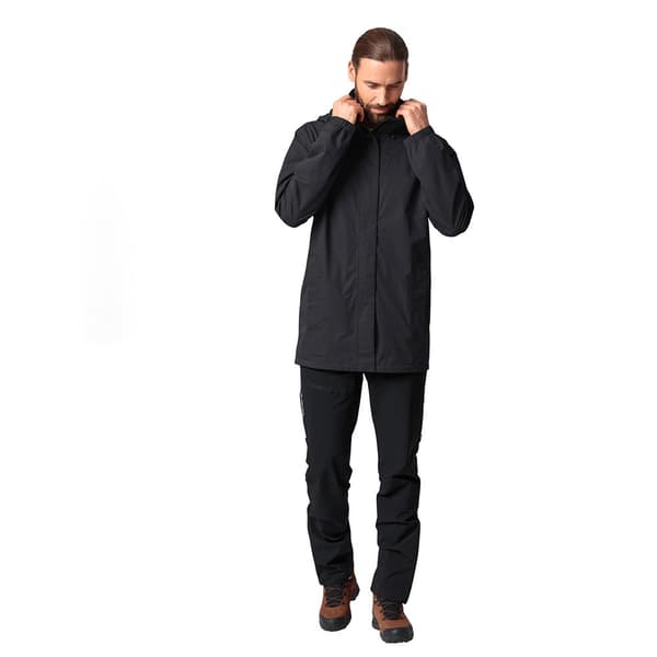 Vaude Escape Parka Sort L Mand