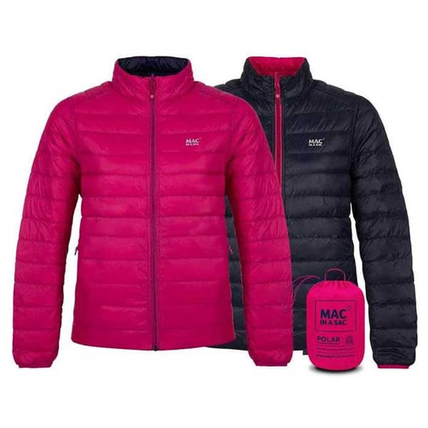 Mac In A Sac Polar Jacka Blå,Rosa L Kvinna