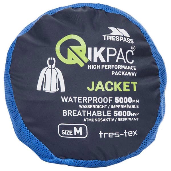 Trespass Qikpac X Jakke Blå XL Mand