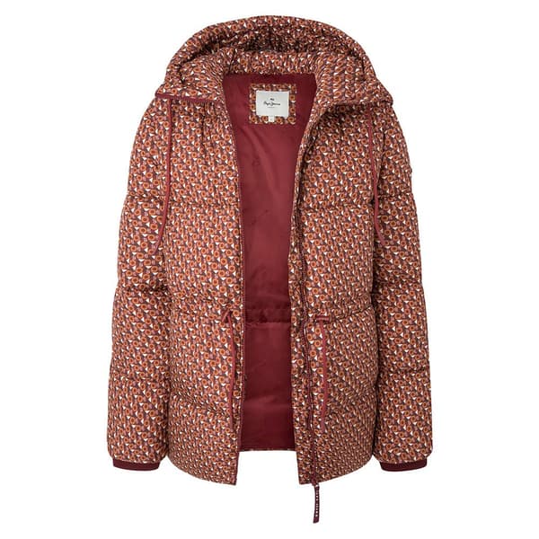 Pepe Jeans Misty Logo Jacka Brun M Kvinna