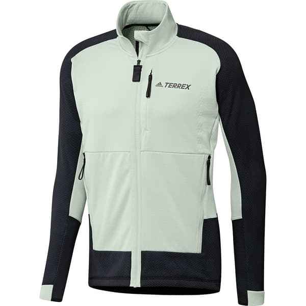 Adidas Tx Flooce Vetoketjullinen Fleecetakki Vihreä XL Mies