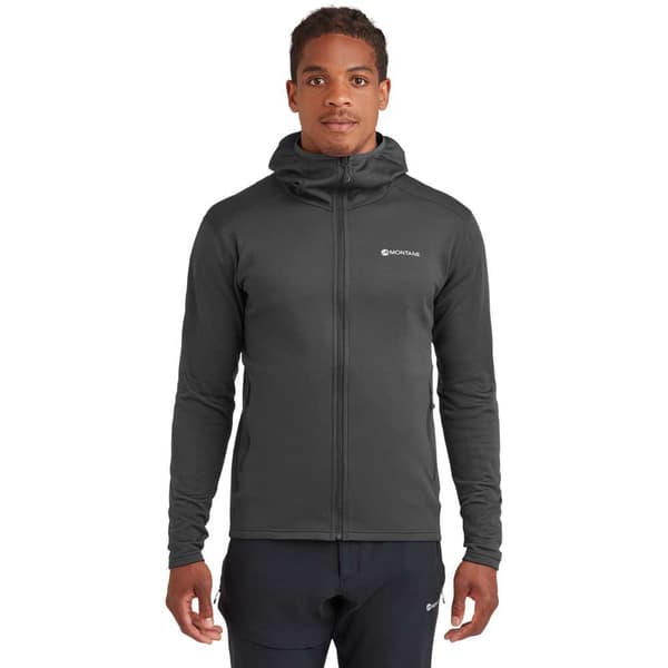 Montane Fury Lite Fleecejacka Med Huva Grå XL Man