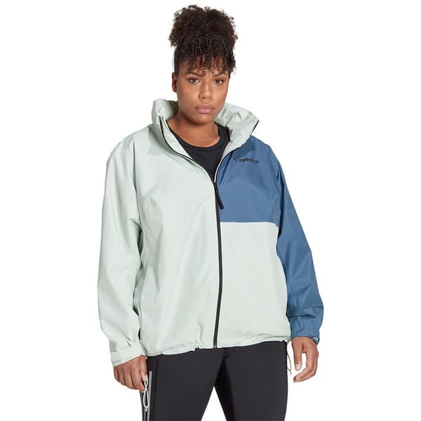 Adidas Mt Jacka Grönt,Vit 4X Kvinna