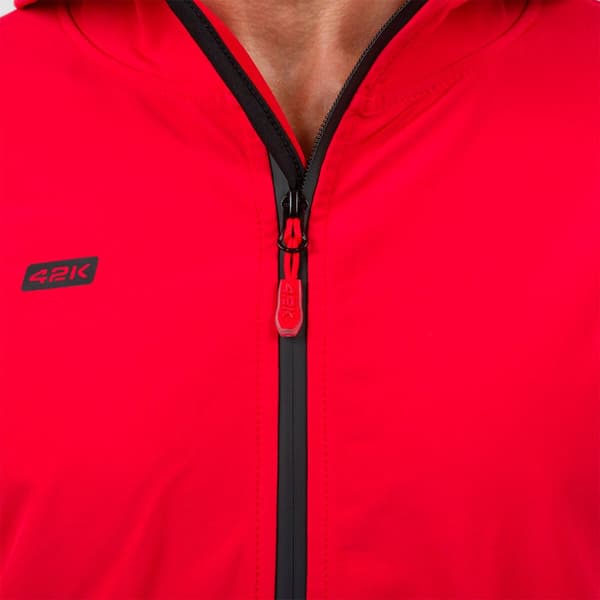 42k Running Softshell Jacka Röd XS Man