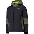 Miniatyrbillede 3 af 3: Cmp Fix Hood 3a00094 Softshelljakke Grøn 8 Years Dreng