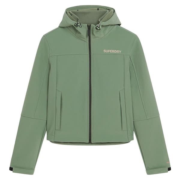 Superdry Soft Shell Trekker Jakke Grøn S Kvinde