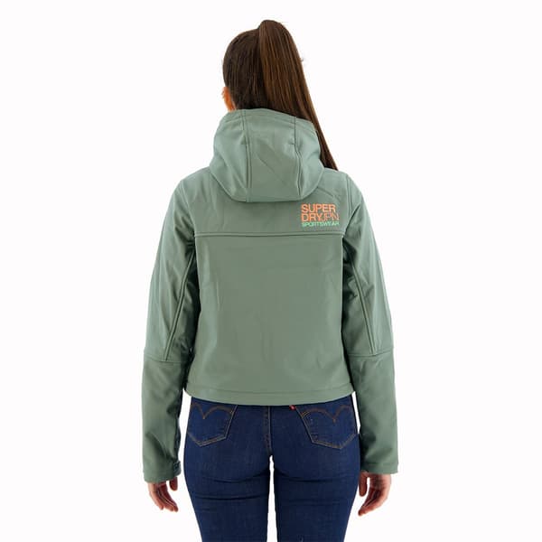 Superdry Soft Shell Trekker Jakke Grøn S Kvinde