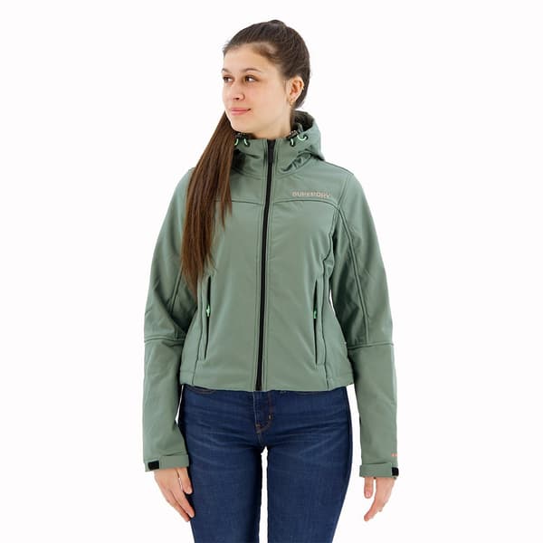 Superdry Soft Shell Trekker Jakke Grøn S Kvinde