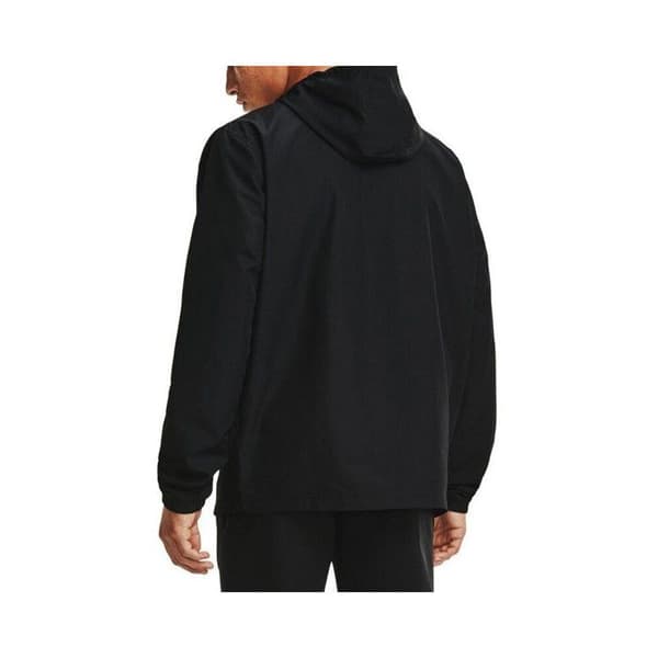 Vindjacka herr - UNDER ARMOUR - Sportstyle Vindjacka - Polyester - Svart - Långa ärmar